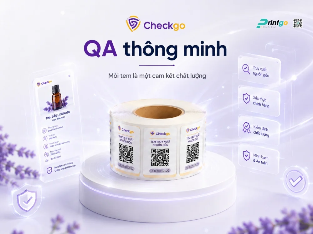 Checkgo – phần dữ liệu phía sau bao bì
