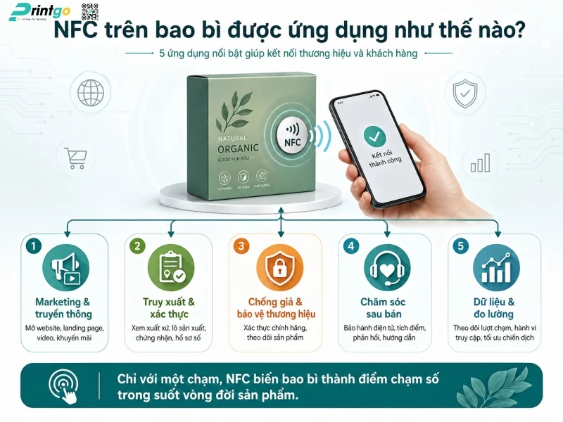 NFC trên bao bì được ứng dụng như thế nào?