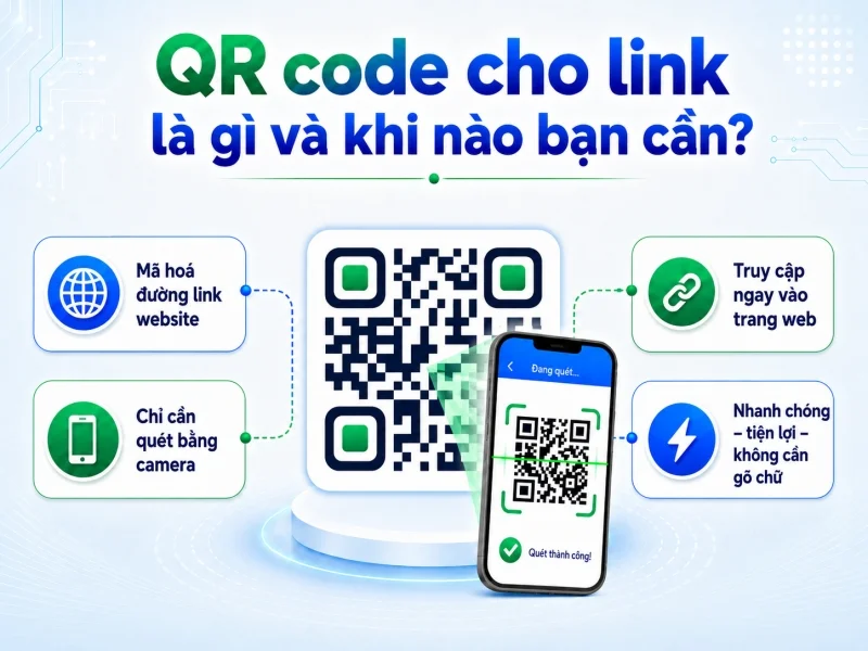 QR code cho link là gì và khi nào bạn cần?