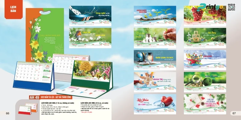 Lịch để bàn An Hảo 2027: Gieo mầm tài lộc, gặt hái thành công