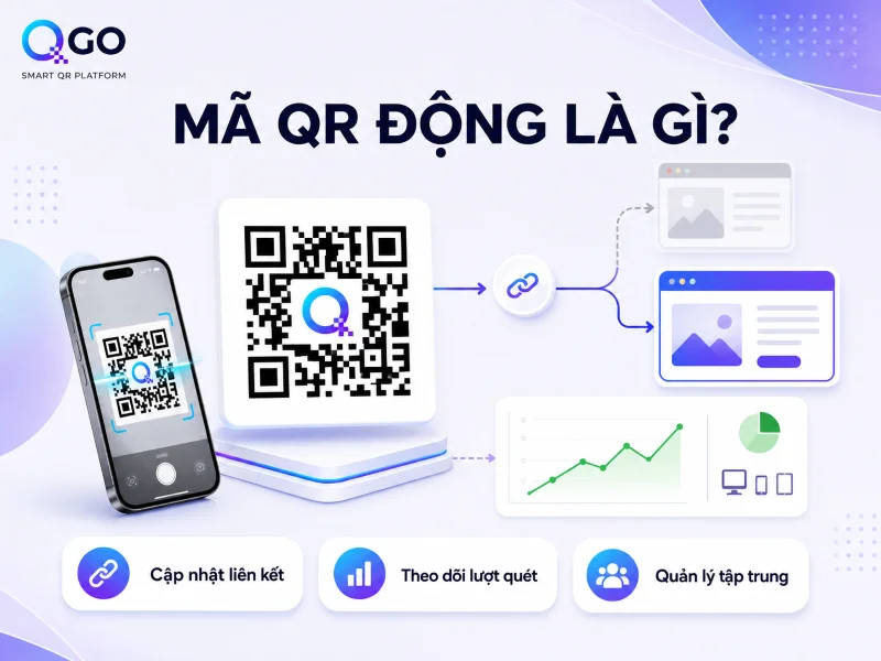 Mã QR động là gì? Hướng dẫn tạo mã QR động đơn giản nhất