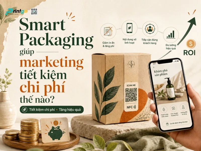 Smart Packaging giúp marketing tiết kiệm chi phí thế nào?