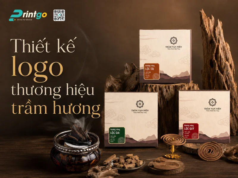 Thiết kế logo thương hiệu trầm hương và bộ nhận diện: Làm đúng từ đầu