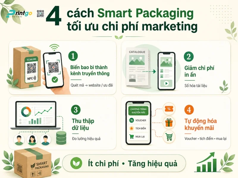 4 cách Smart Packaging giúp doanh nghiệp tối ưu chi phí marketing