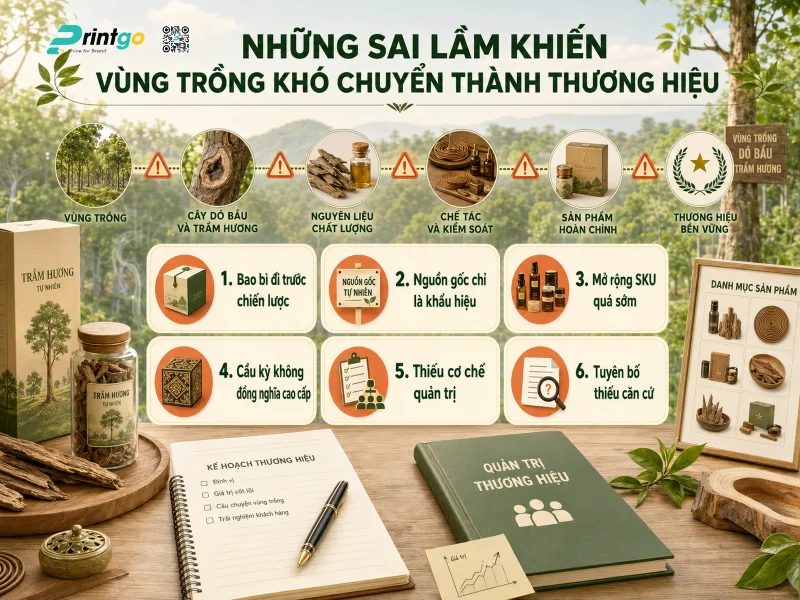 Những sai lầm khiến vùng trồng khó chuyển thành thương hiệu