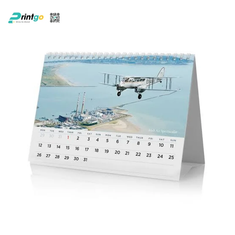 Mẫu lịch để bàn ngành hàng không