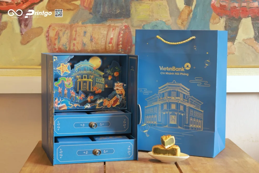 Sân khấu popup 3D: Chiều sâu của không gian nghệ thuật của hộp trung thu