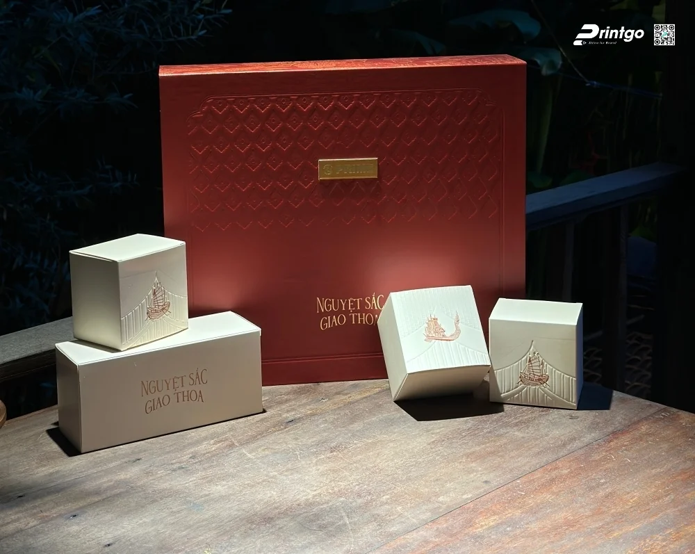 Gia công sau in hoàn thiện bề mặt sản phẩm: thúc chìm