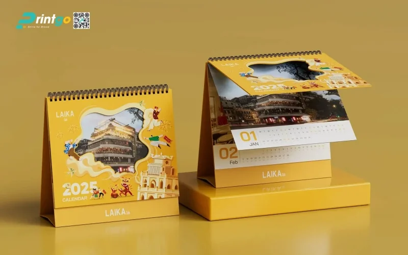 Mẫu lịch bàn ngành dầu khí