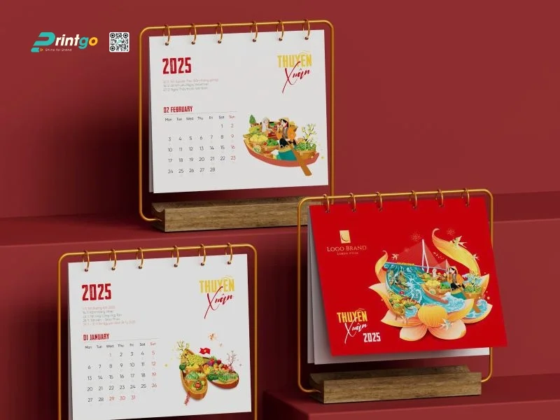 Lịch để bàn điện lực độc đáo