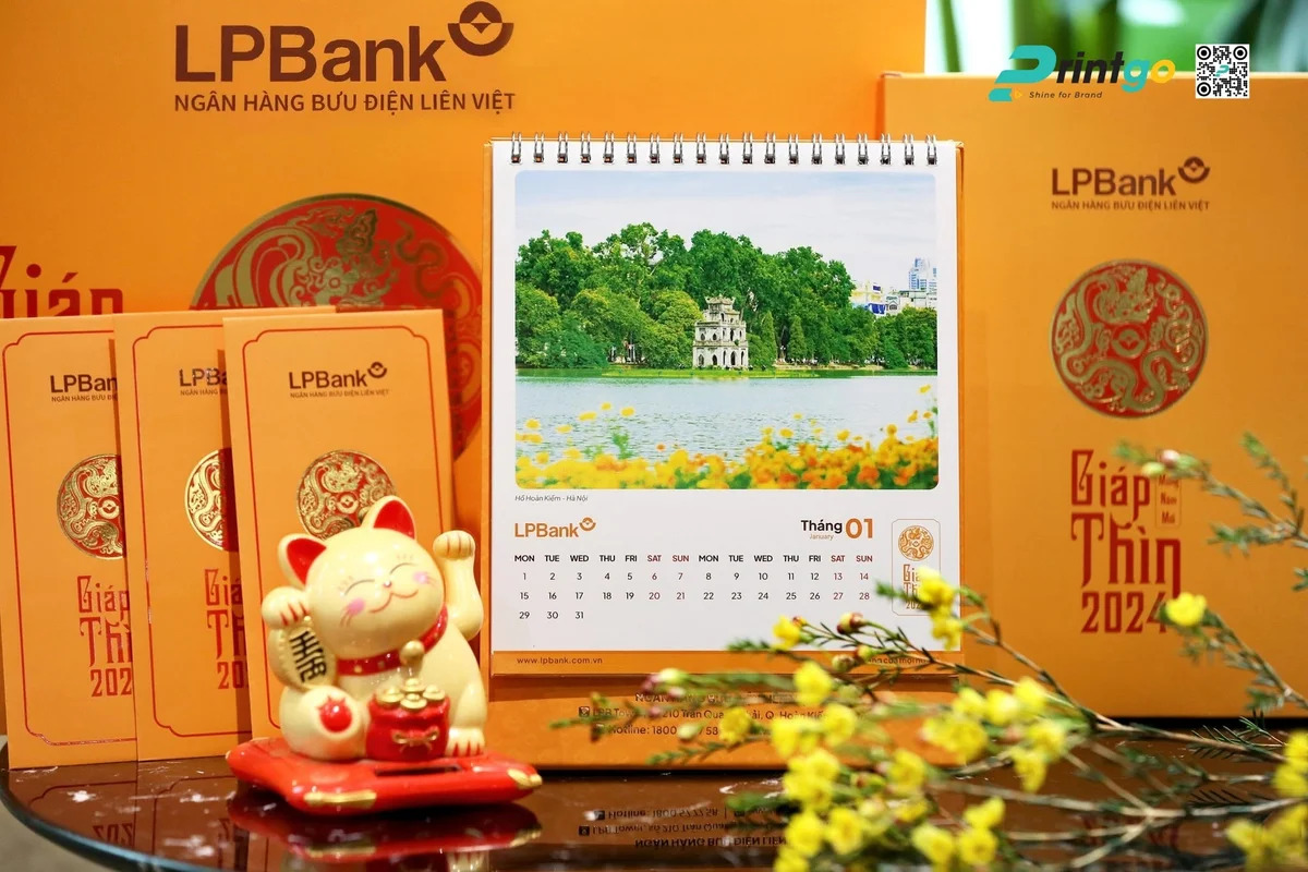 Xu hướng thiết kế độc quyền lịch Tết ngành ngân hàng