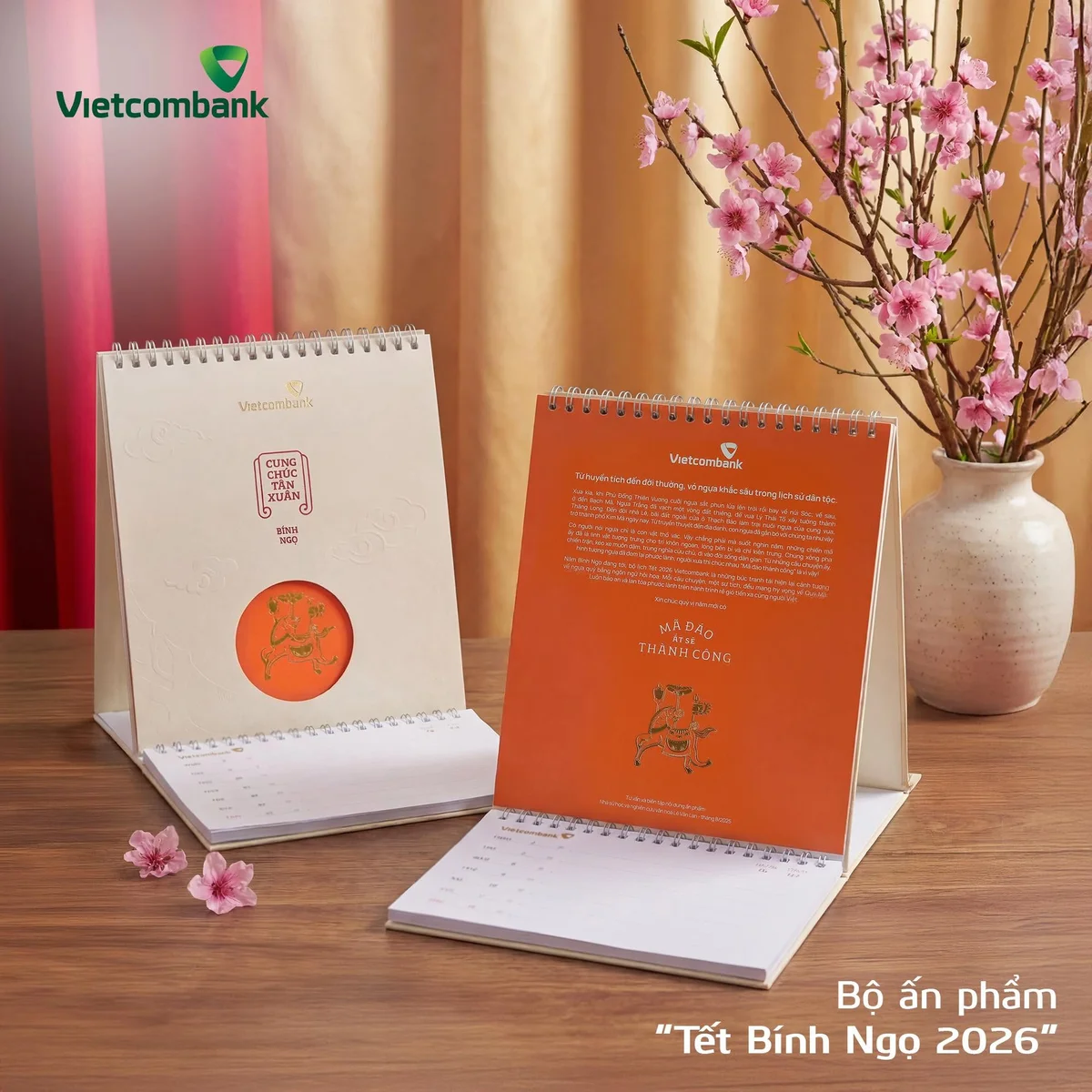 Mẫu lịch Tết ngân hàng mang bản sắc văn hóa