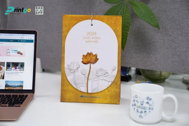 Xu hướng thiết kế lịch Tết ngành hàng không hiện nay