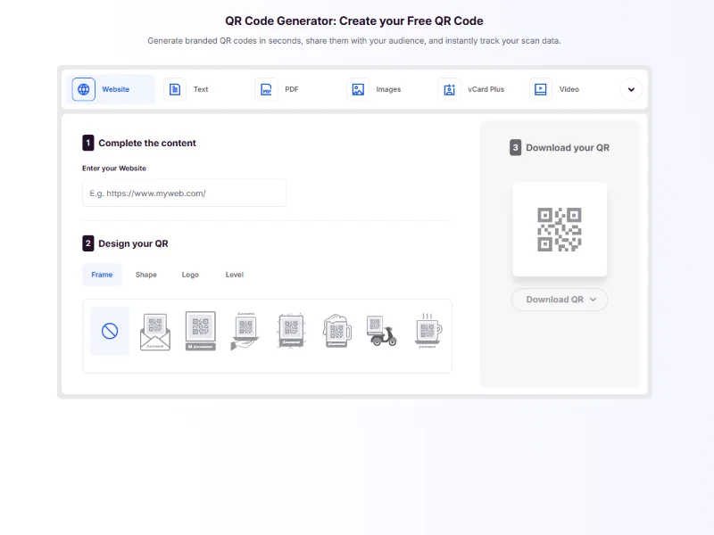 Top 1. QR Code Generator PRO – phù hợp với chiến dịch marketing