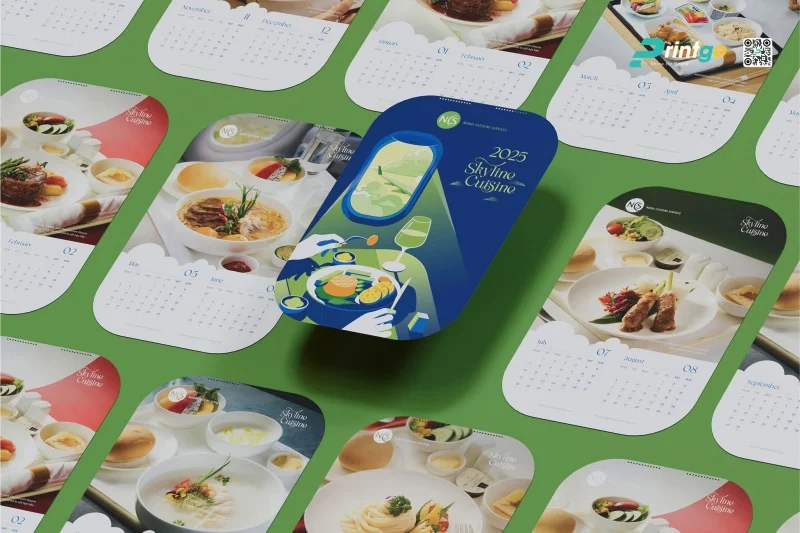 Mẫu lịch treo tường ngành hàng không