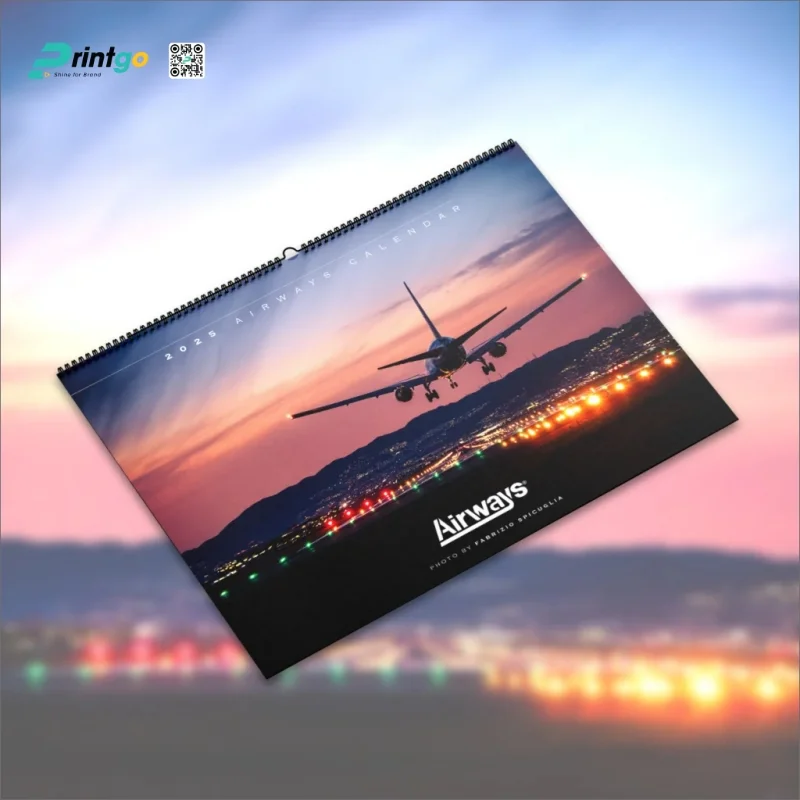 Mẫu lịch treo tường ngành hàng không