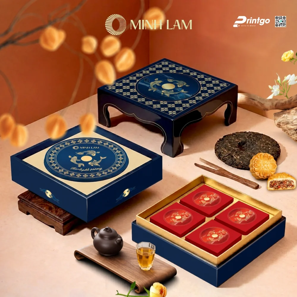 Minh Lam Trà: Chiếc nắp hộp lật ra thành một bàn trà