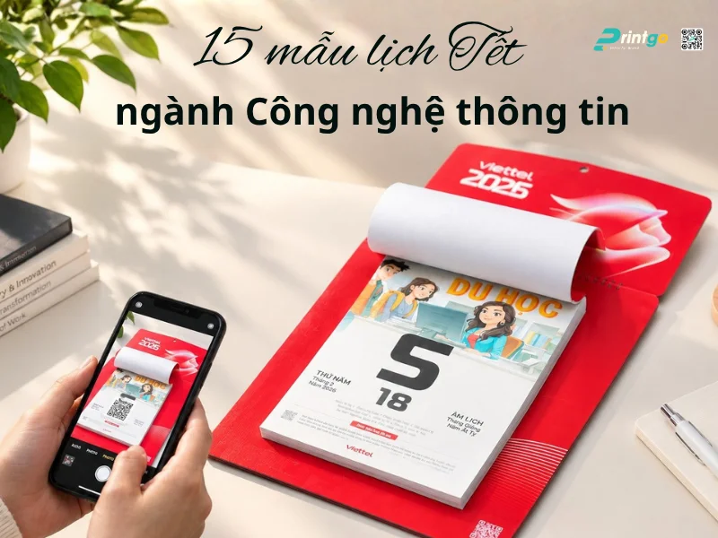 15 mẫu lịch Tết ngành Công nghệ thông tin đẹp, chuyên nghiệp và mới nhất 2027 