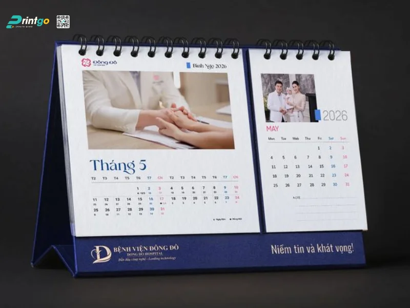 Lịch để bàn lĩnh vực thiết bị y tế Lịch để bàn lĩnh vực thiết bị y tế