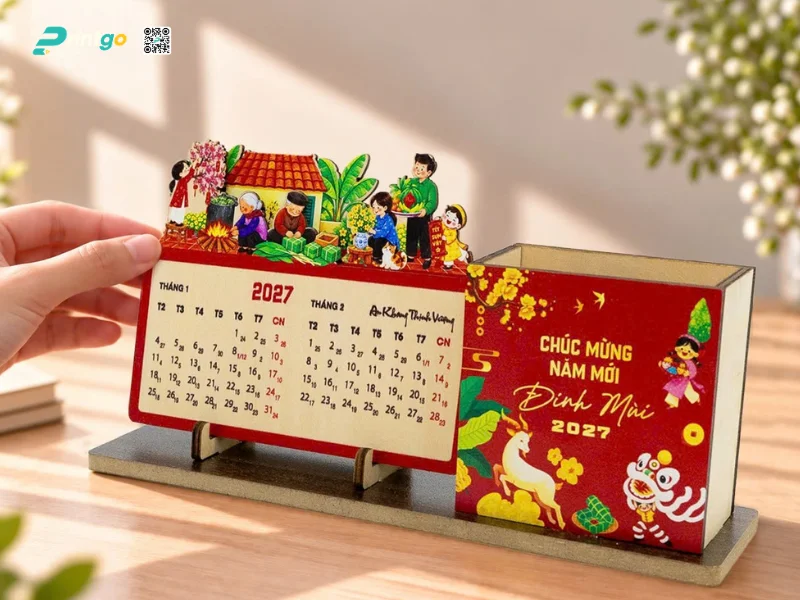 Lịch thiết kế riêng ngành truyền thông - quảng cáo sáng tạo, độc đáo