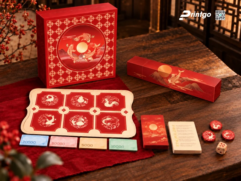 Boardgame Bầu cua tôm cá: Khi hộp quà Trung thu nâng tầm trải nghiệm