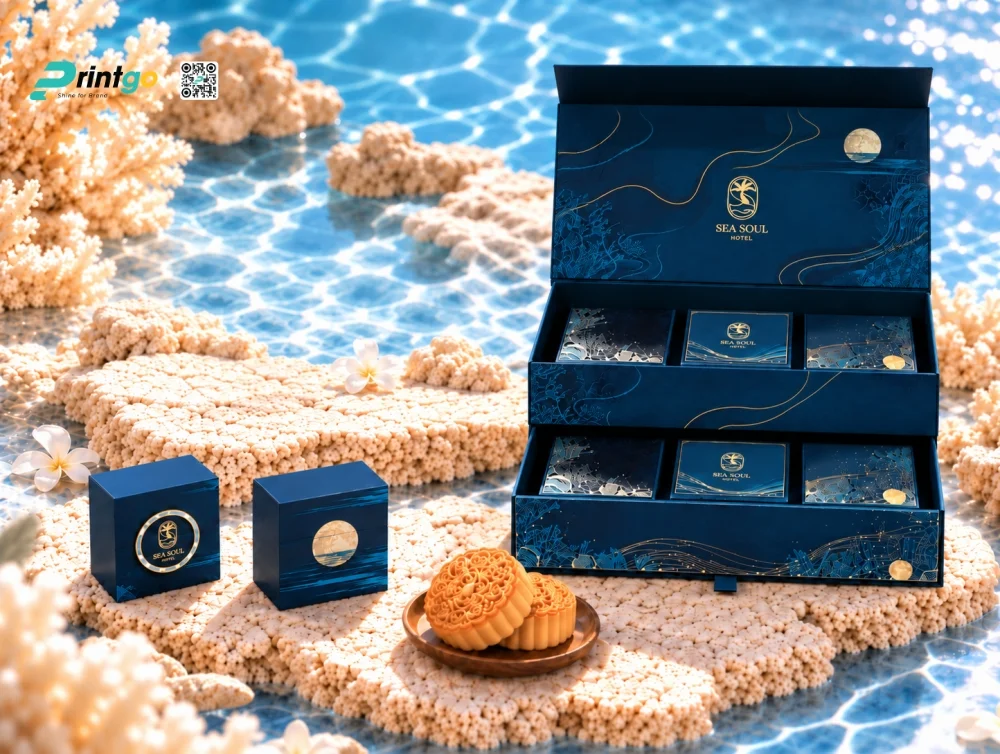 Dự án thiết kế và in hộp bánh trung thu khách sạn Sea Soul: Trọn vị đoàn viên