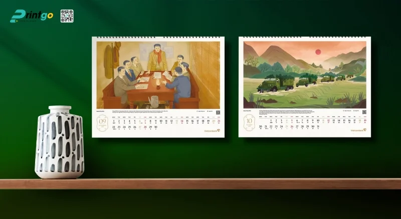 Lịch treo tường ngành chứng khoán