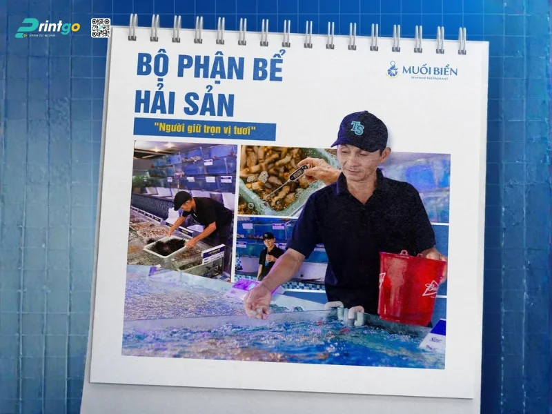 Lịch để bàn ngành thủy sản theo chủ đề