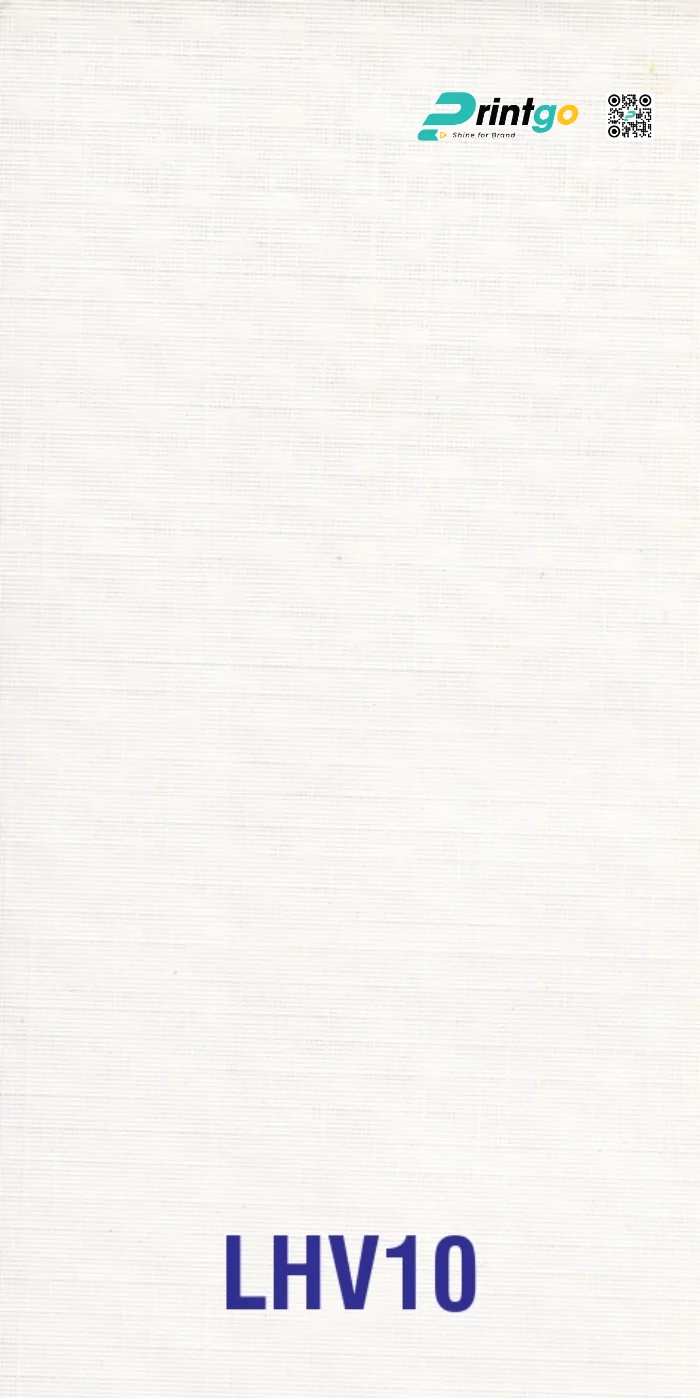 Mẫu cán vân giấy tại xưởng sản xuất của Printgo - LHV10