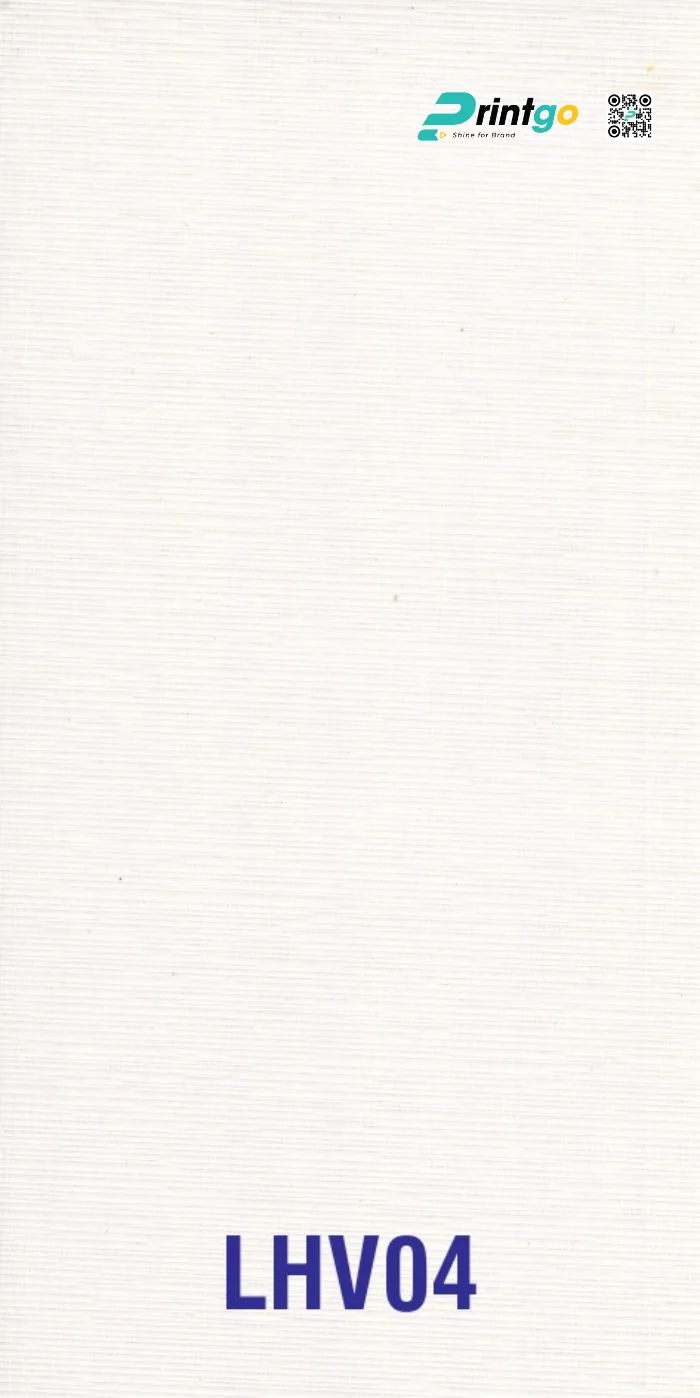 Mẫu cán vân giấy tại xưởng sản xuất của Printgo - LHV04