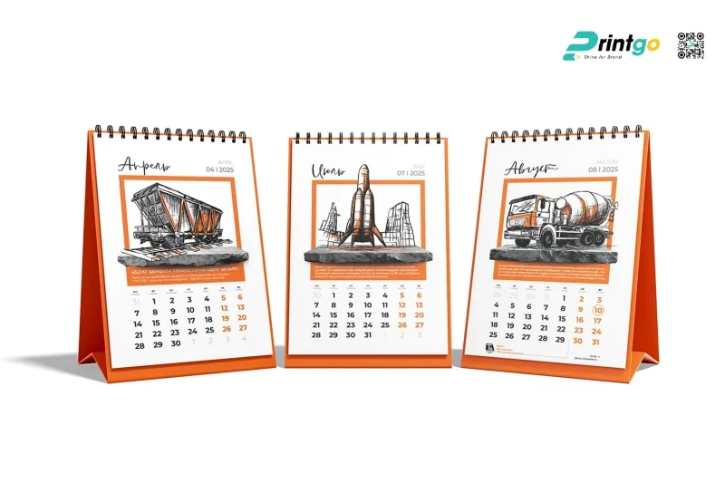 Gợi ý 20+ thiết kế lịch Tết ngành xây dựng đẹp