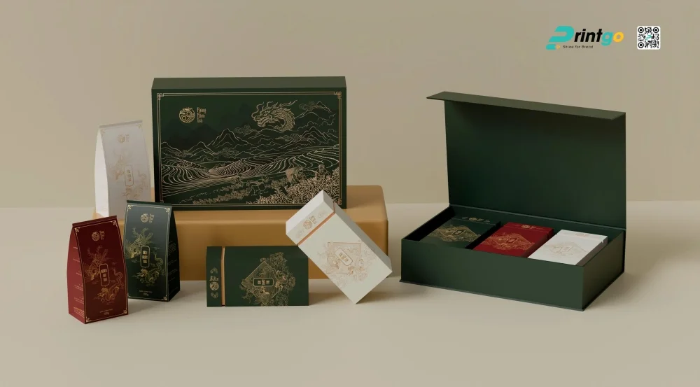 Printgo từ tư vấn thương hiệu Rồng Kim Trà đến bao bì cao cấp cho thị trường quốc tế