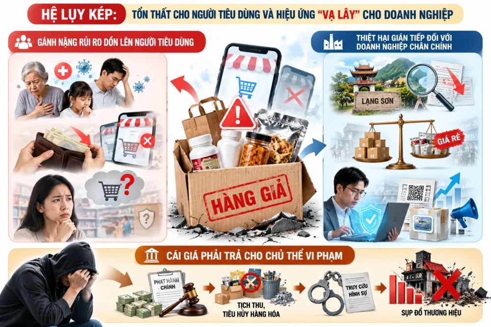 Hệ lụy kép: Tổn thất cho người tiêu dùng và hiệu ứng "vạ lây" cho doanh nghiệp