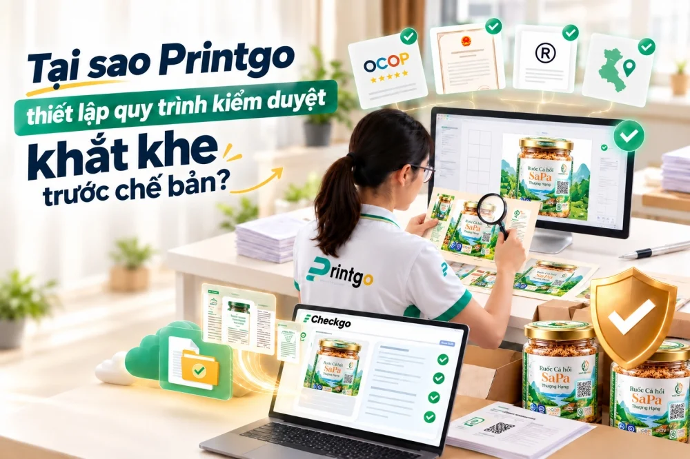 Tại sao Printgo thiết lập quy trình kiểm duyệt khắt khe trước chế bản?