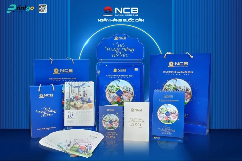 Lịch Tết ngành chứng khoán thiết kế đặc biệt