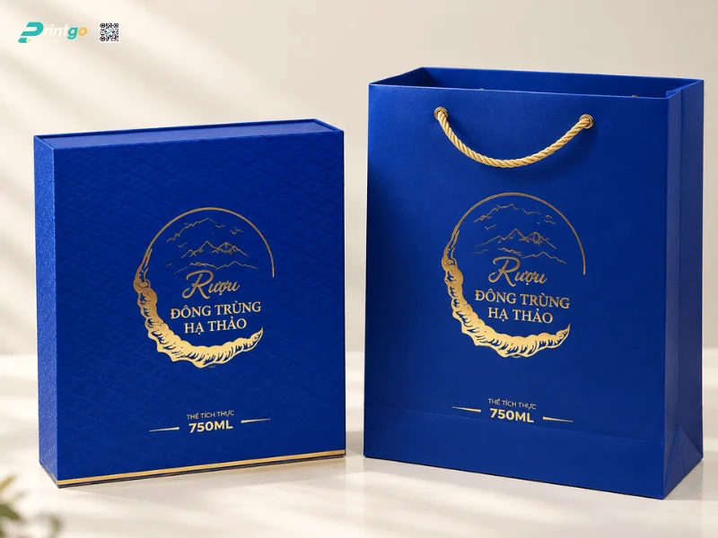 Tâm Phúc và Printgo: In hộp đựng rượu đông trùng hạ thảo khẳng định giá trị sản phẩm