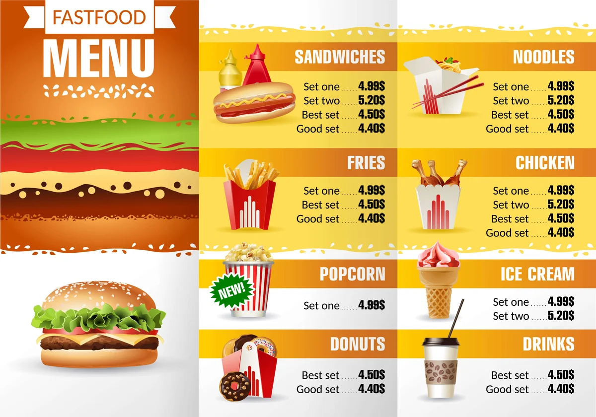 Menu/Thực đơn
