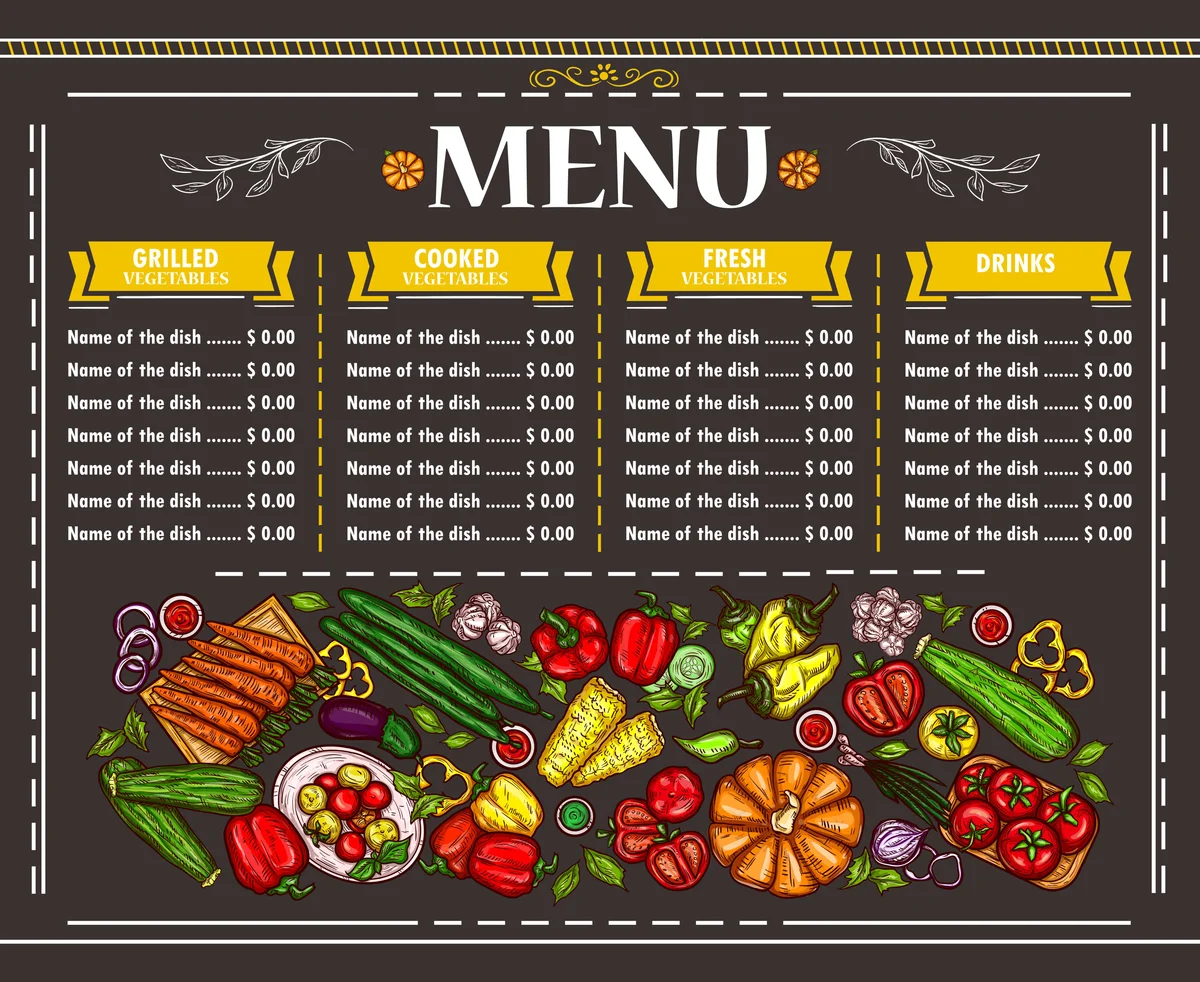 Menu/Thực đơn