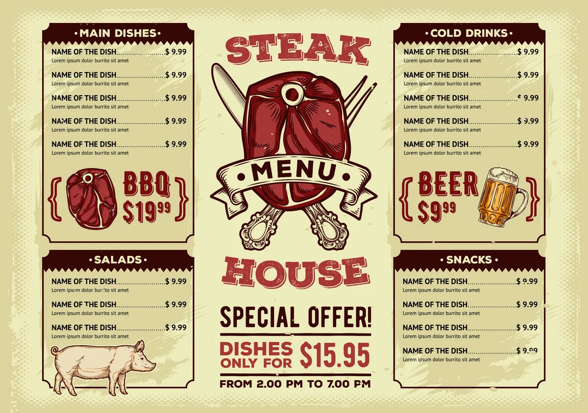 Menu/Thực đơn