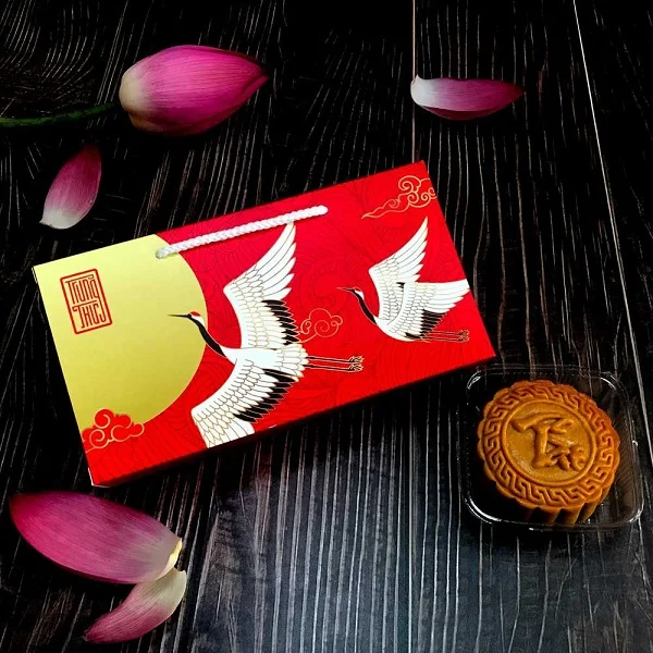 Hộp giấy đựng 2 bánh trung thu