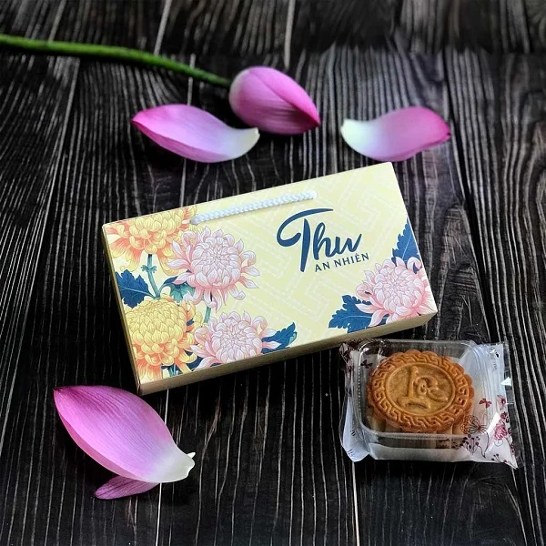 Hộp giấy đựng 2 bánh trung thu