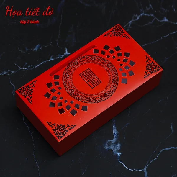 Hộp giấy đựng 2 bánh trung thu