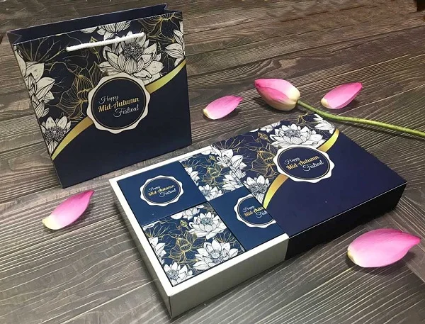 Hộp giấy đựng 4 bánh trung thu