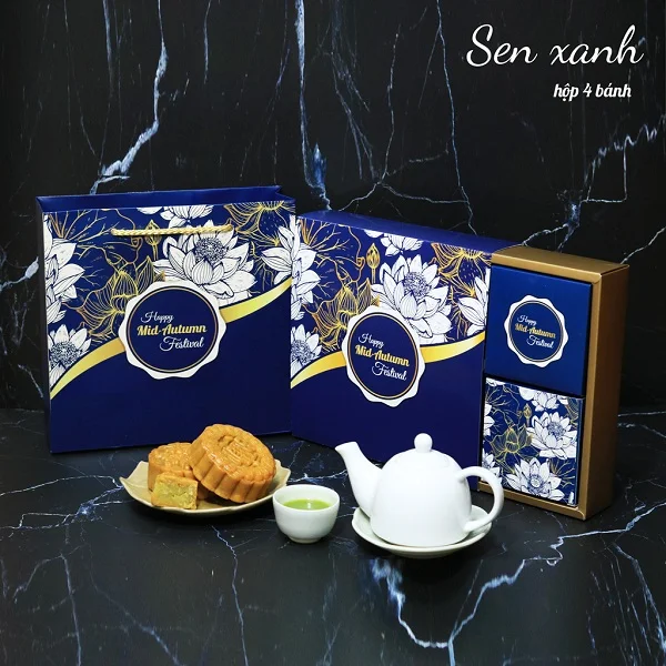 Hộp giấy đựng 4 bánh trung thu