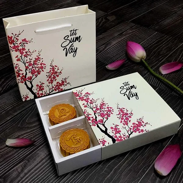 Hộp giấy đựng 4 bánh trung thu