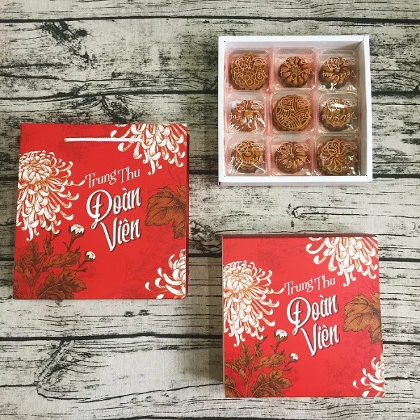 Hộp giấy đựng 4 bánh trung thu