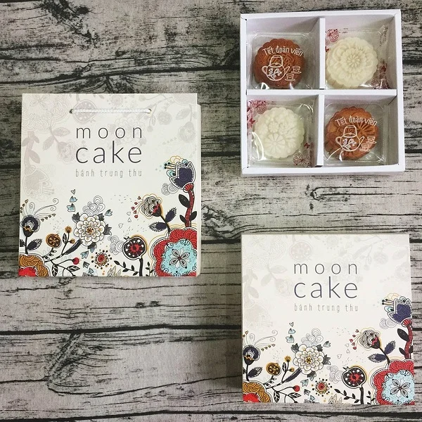 Hộp giấy đựng 4 bánh trung thu