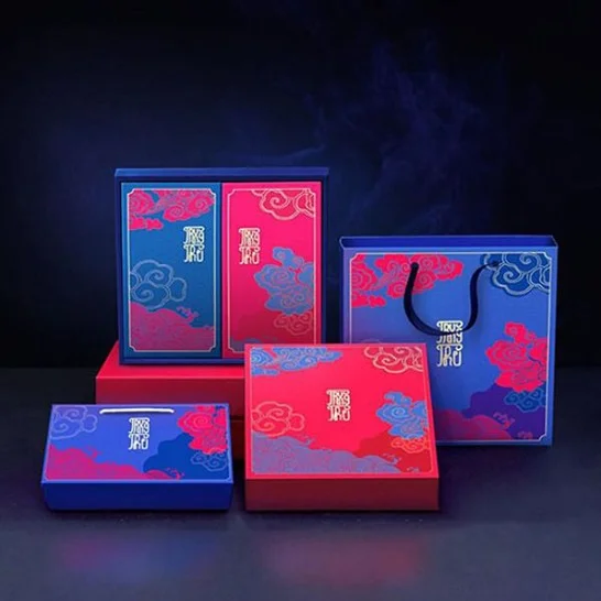 Hộp giấy đựng 4 bánh Trung thu
