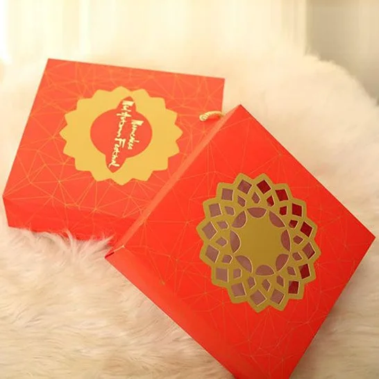Hộp giấy đựng 4 bánh Trung thu 
