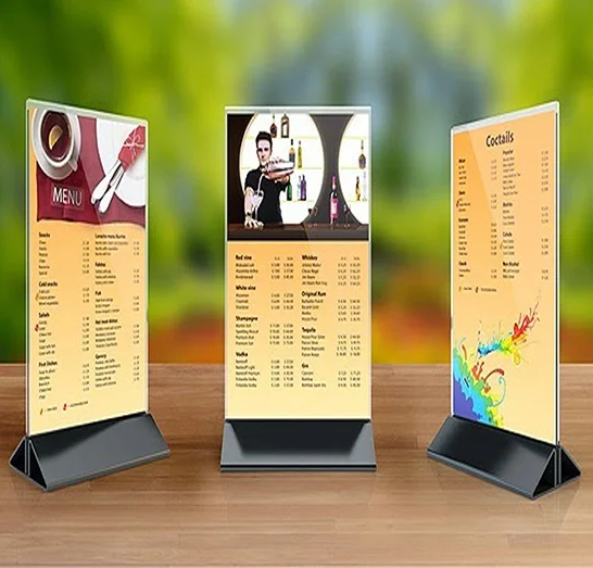 Standee để bàn Mica